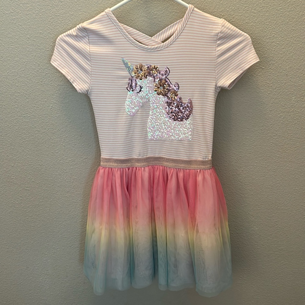 Between Girls Rainbow Unicorn Dress🦄